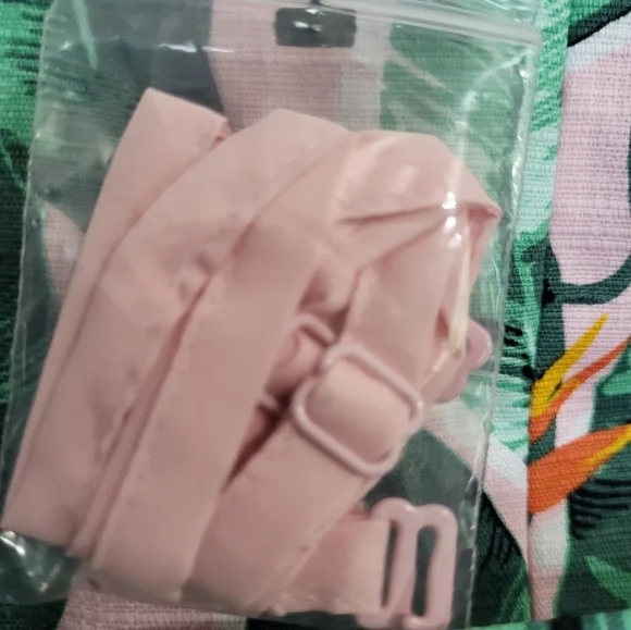 Strapless belted jumpsuit - Picture 4 of 7